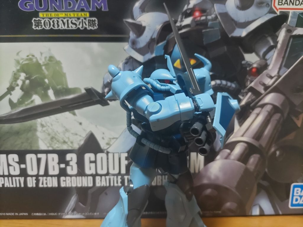 箱絵のポージングを再現しました。