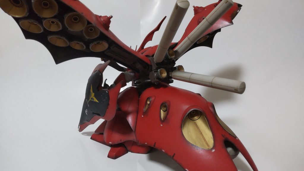 大量のバーニアは、蓮コラを思い出しながら（笑）粛々と筆塗りしていた記憶が…再塗装とかも考えたんだけど、修行すぎるから踏み切ってませんwww