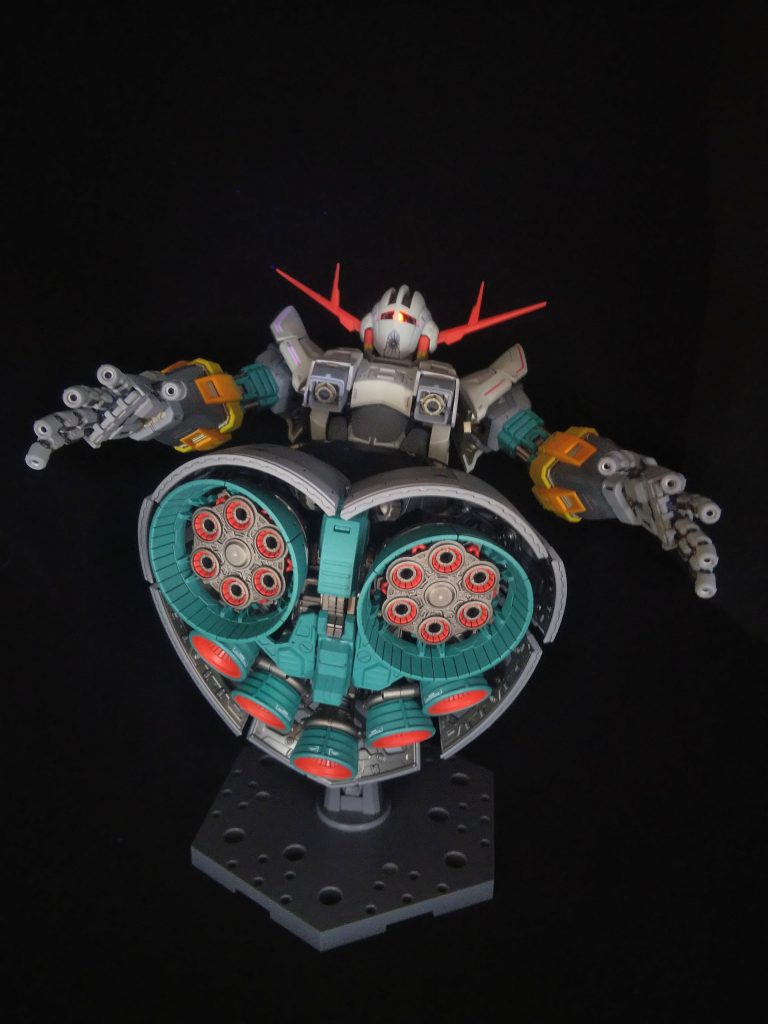 バーニアをメタリックにすれば良かったかなぁと今更…😴