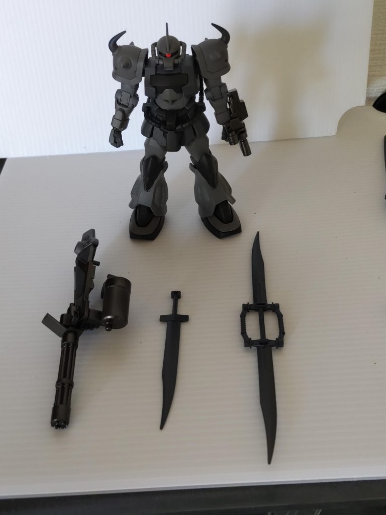 最後に武装を並べて。ご覧いただき、ありがとうございました!