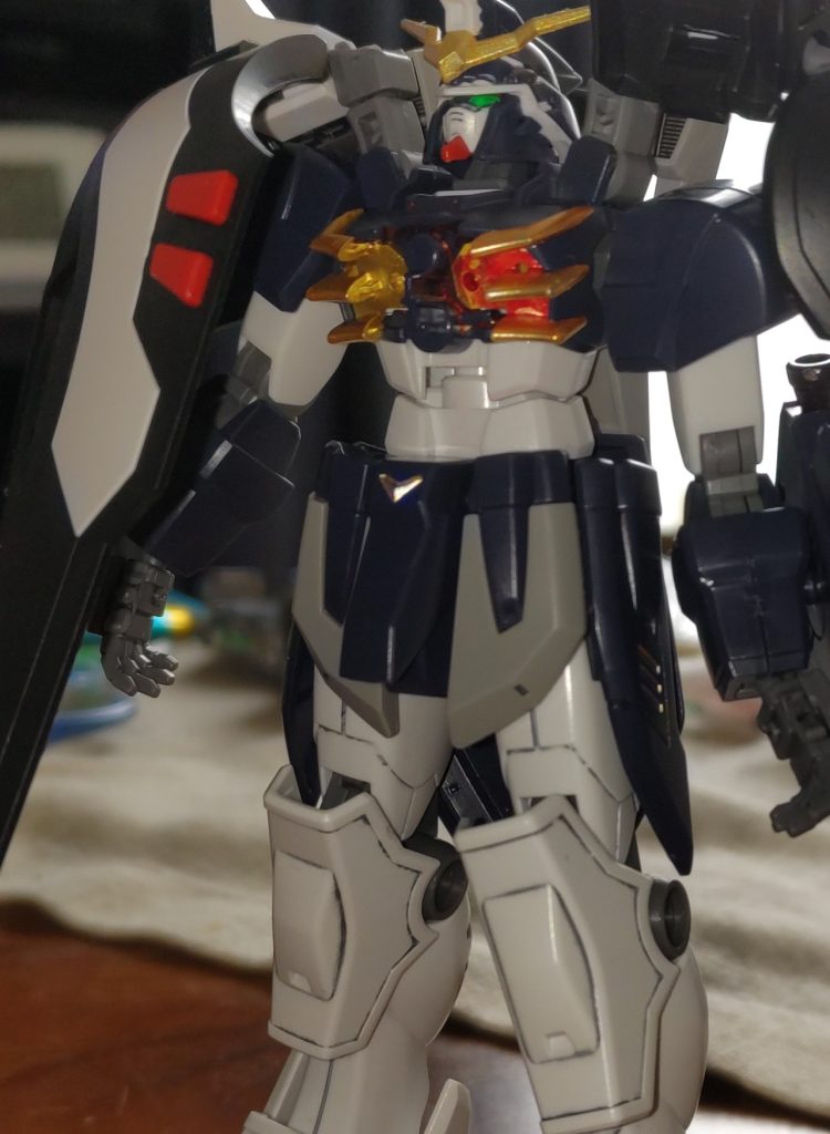 胸の一体のまま赤塗った反動です😅