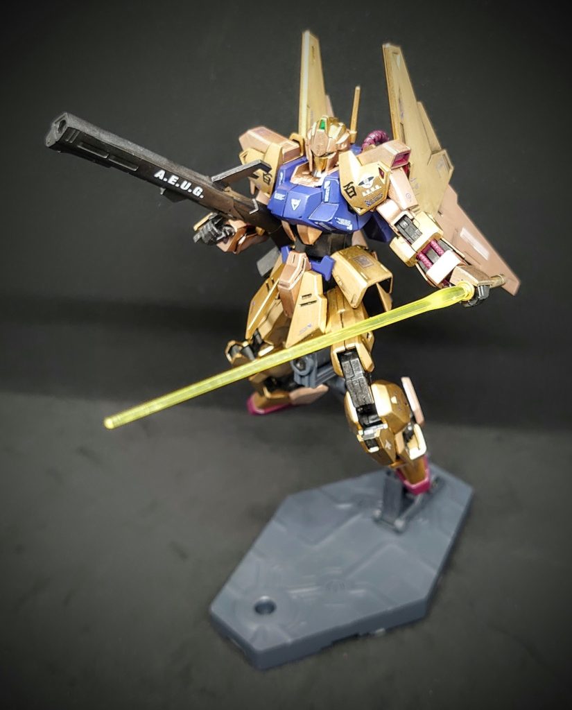 キットの稼働は、申し分無いですね！クレイ・バズーカは、恐ろしいほど取り回しが悪い(笑)