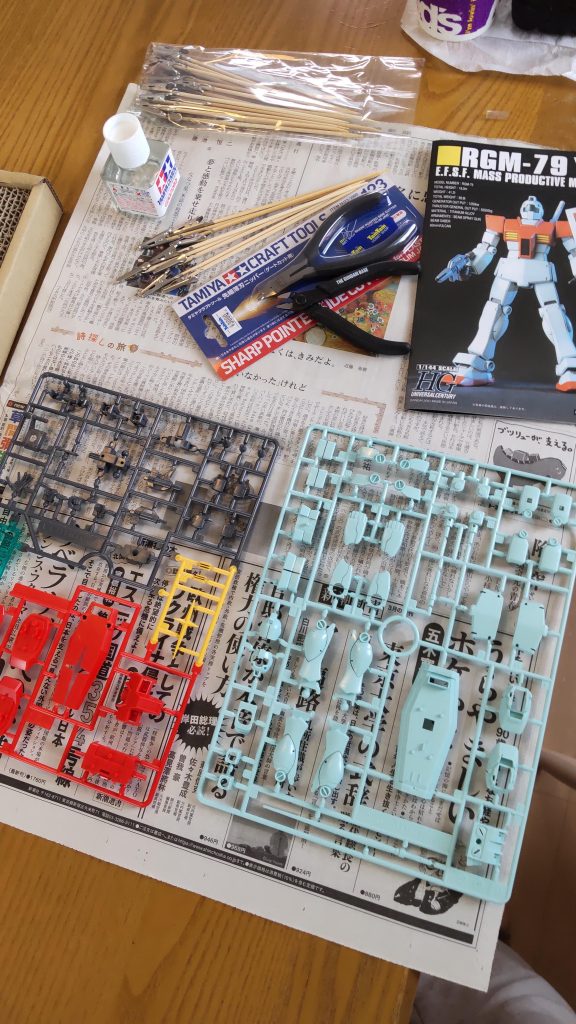 ゲート処理の挑戦は、2度切りと新しいニッパーの導入✂  ゲート処理は、それなりに出来たと思います😆