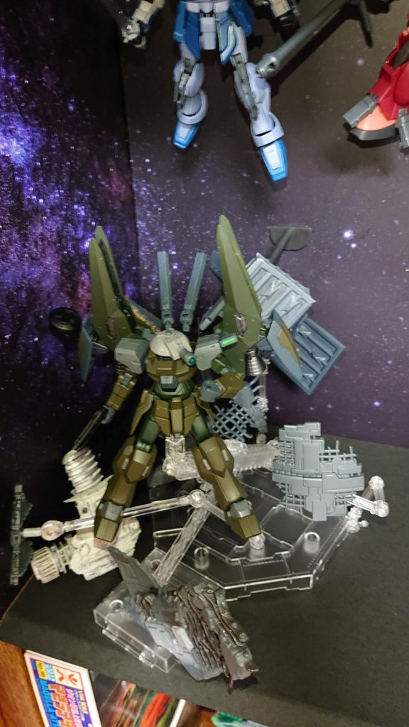 デブリパーツセットを改造してスライス沢庵のトレーで作ったデブリ