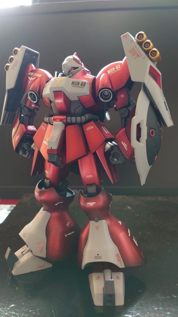 とても好きなMSなんですが、活躍するシーンがほぼ無いんですよね。ユニコーンにて再登場した時はビックリでした。