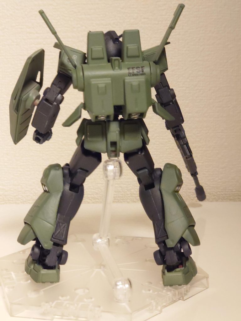 バックパックもテスト機の為、ハイザックから流用。