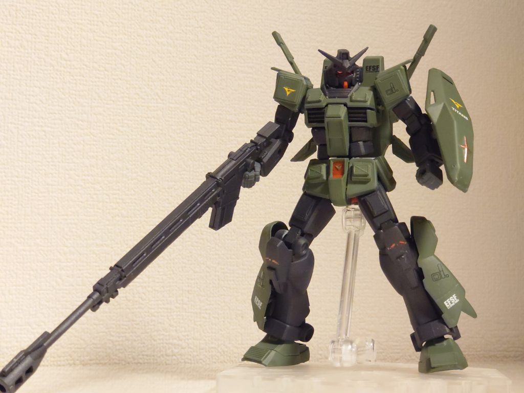 ザクのロングライフル配備で中距離支援にも対応出来る。