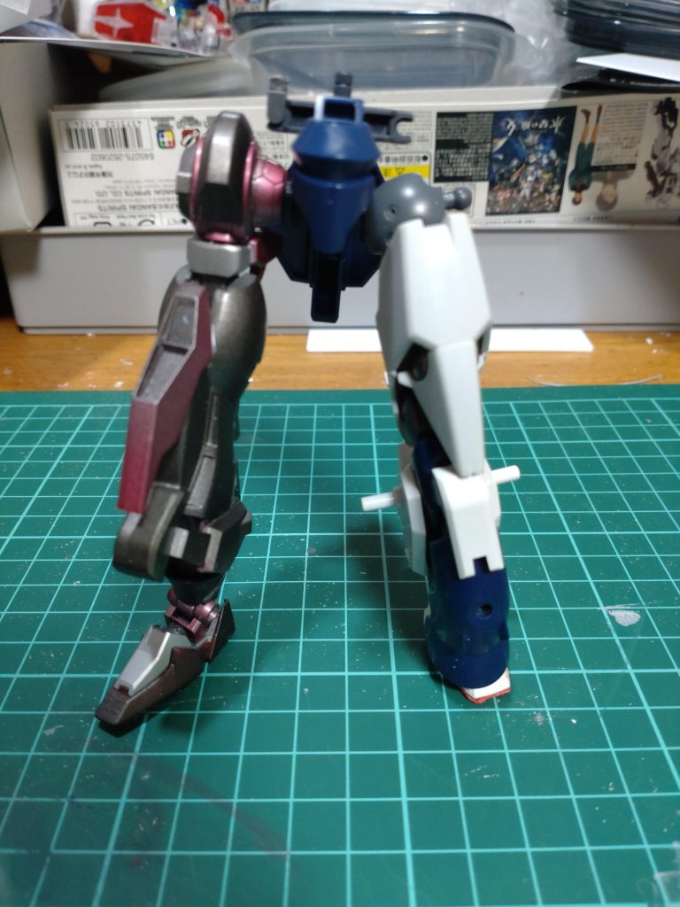 何故か単品更新すると、消える足の完成