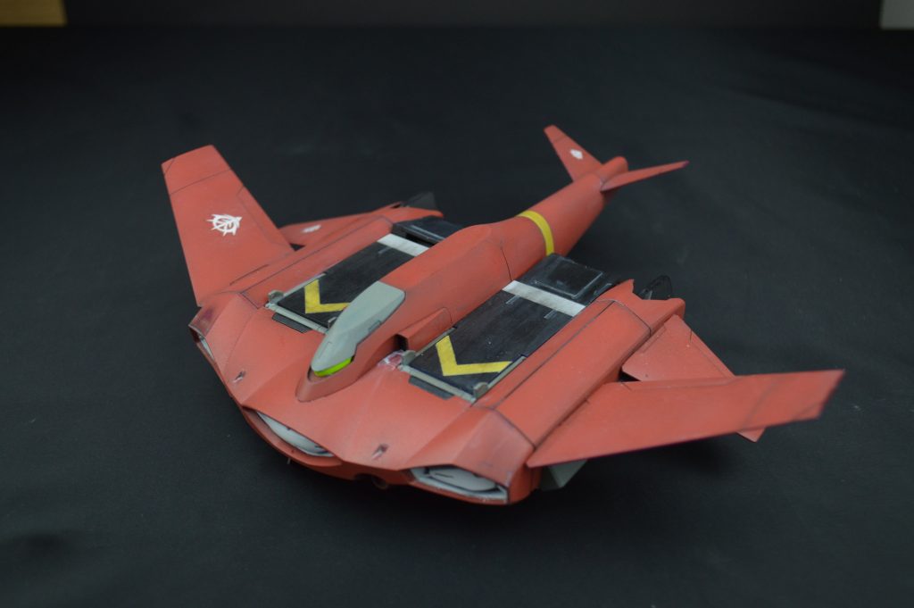 機首部分を切り欠いてコクピット状にしてみました。幾分異世界感は減ったかと思います。実は水星シリーズで一番の傑作なんじゃないかと思ってます。ティックバラン。