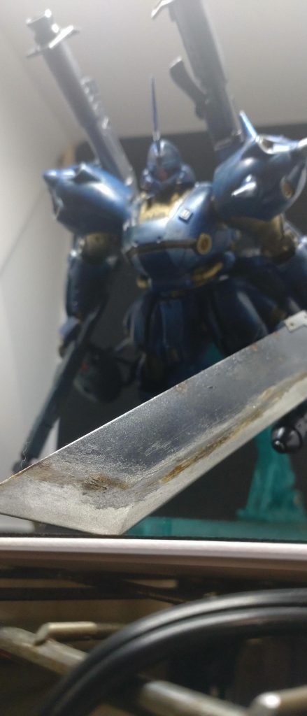 剣も使用感だしてみました〜頑張りましたｗ5機は叩き切ったイメージです😇