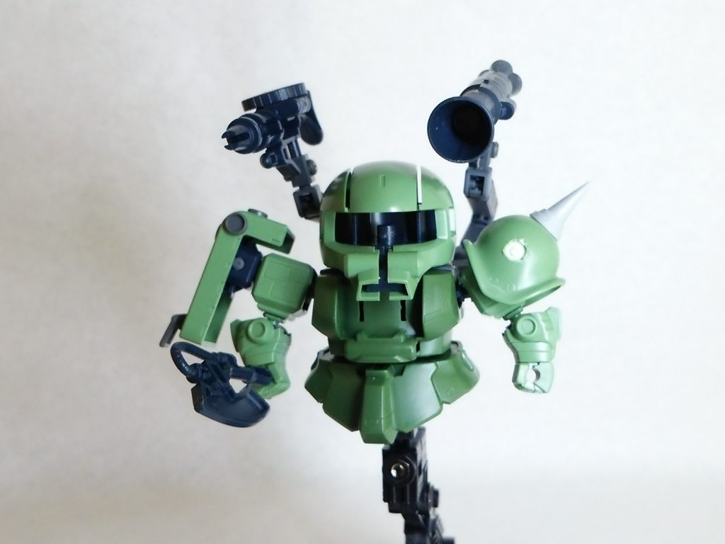 とりあえず、全て合体するよ！ムーミンです、ムーミンです、ムーミンです、ユーミンです、合体！！！サンダーボルト機体特徴のアームです。ザクマシンガン、ザクバズーカそしてシールド装備可。『機動戦士ガンダム サンダーボルト』最新巻は22巻なんですね。当初はガンプラどんどん出て楽しみにしてましたが・・・あれからバンダイのサンボル計画止まってしまったのですかね？「HG　ジオング　サンダーボルト版」とか欲しいですねぇ～。