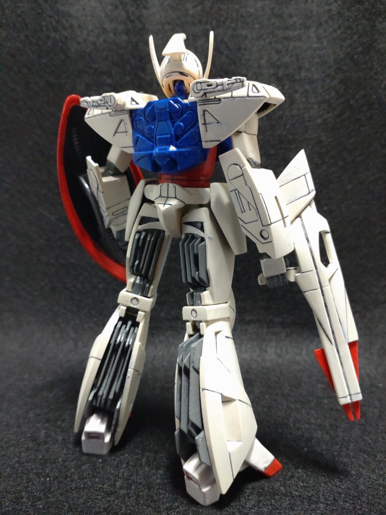 後ハメ加工が必要な部分は脚部クラスターベーンのみかと思います。加工も楽でした。