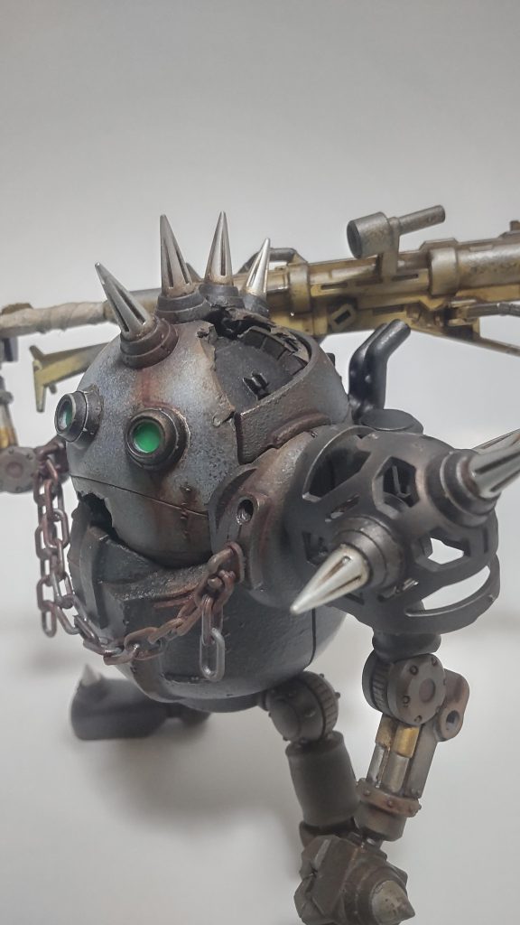 どーでも良い話、デコレーションはほぼすべてガンプラのディテールアップパーツとジャンクパーツなんで、多分ガンプラバトル出れるかなーと勝手に思ってます。勢いで世紀末バイクもこしらえようかな…w