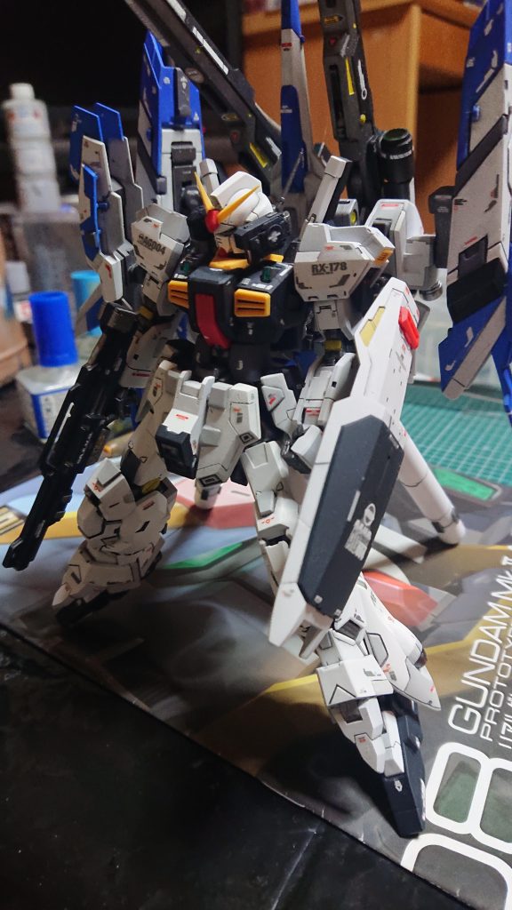 ガンダムMk-Ⅱディフェンサー装備型–3枚目/制作者：へっち