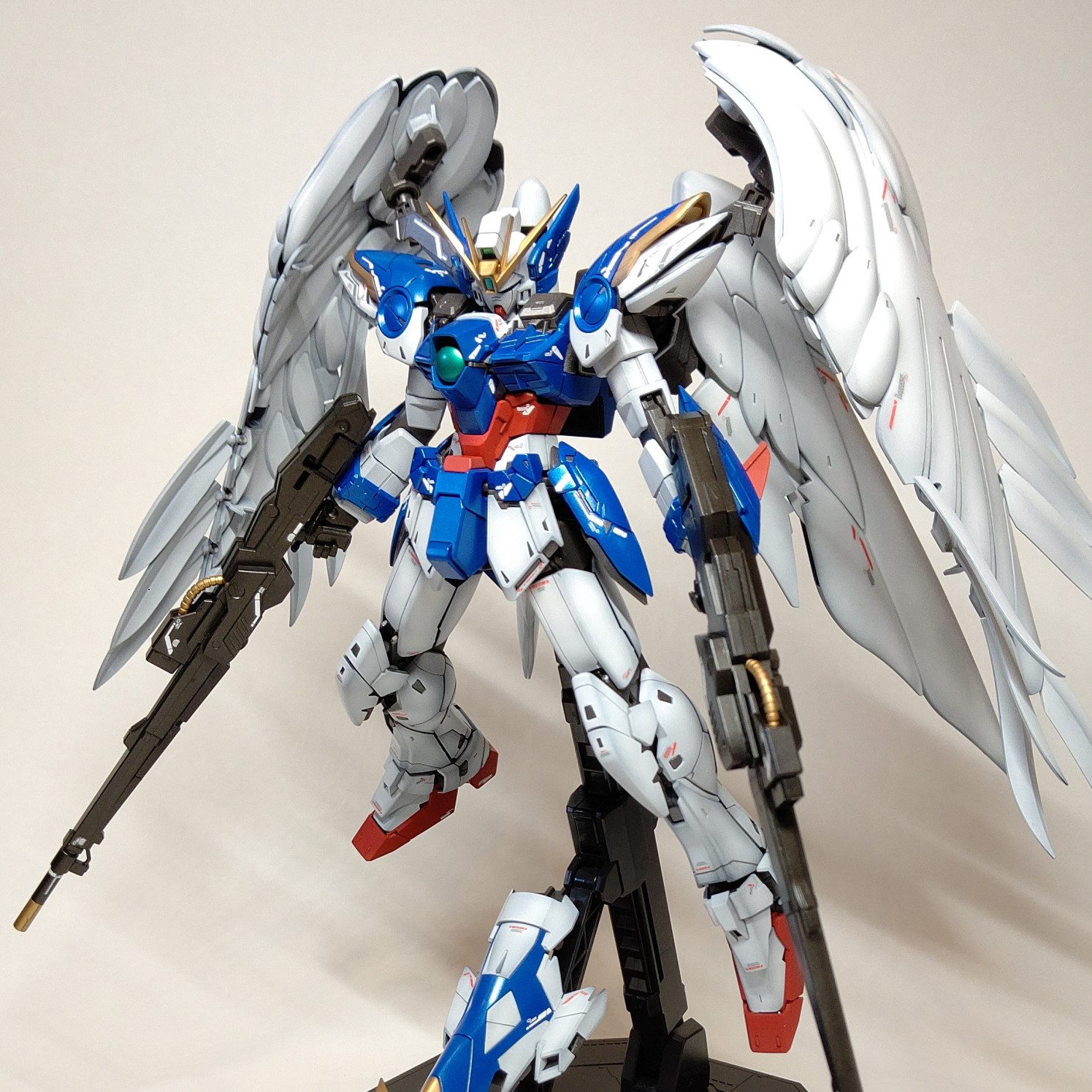 同梱不可 MG ウイングガンダムゼロEW 全塗装完成品】MGウイング