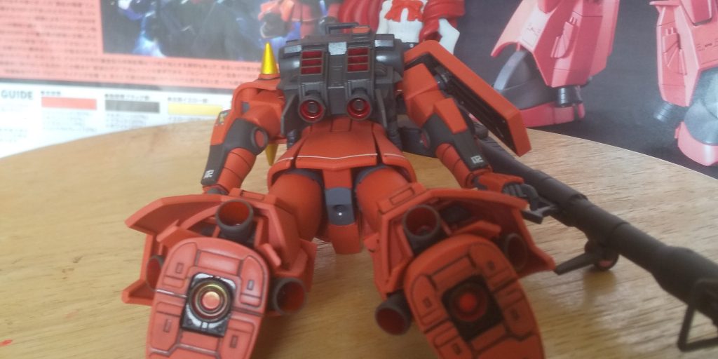 :足の裏面のバーニアはかなり大変だった。やはり見応えは大きく変わるぞ。