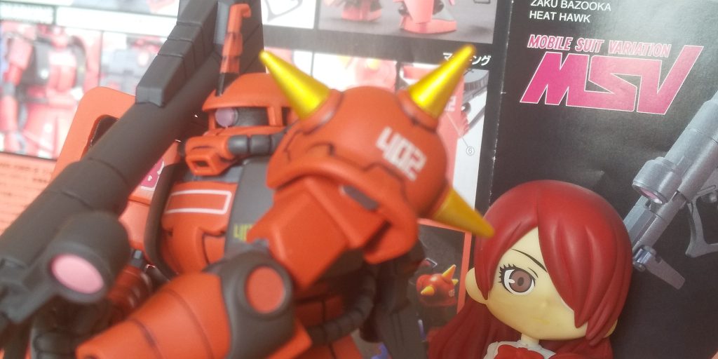 :ドムのジャイアントバズーカをメインだ。格好いい!