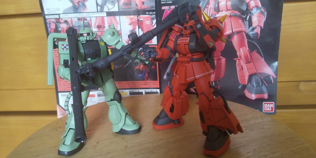 :リバイブ量産型ザクと一緒に。