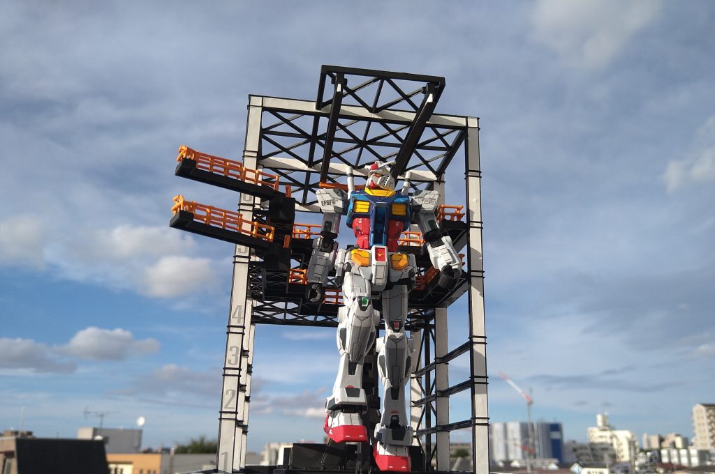 正面からだとこんな感じです。今にも動き出しそうです！