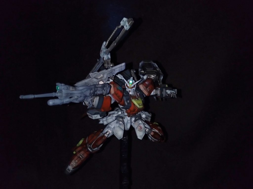 ビームライフルはデュエルから引き継ぎで持たせてます。