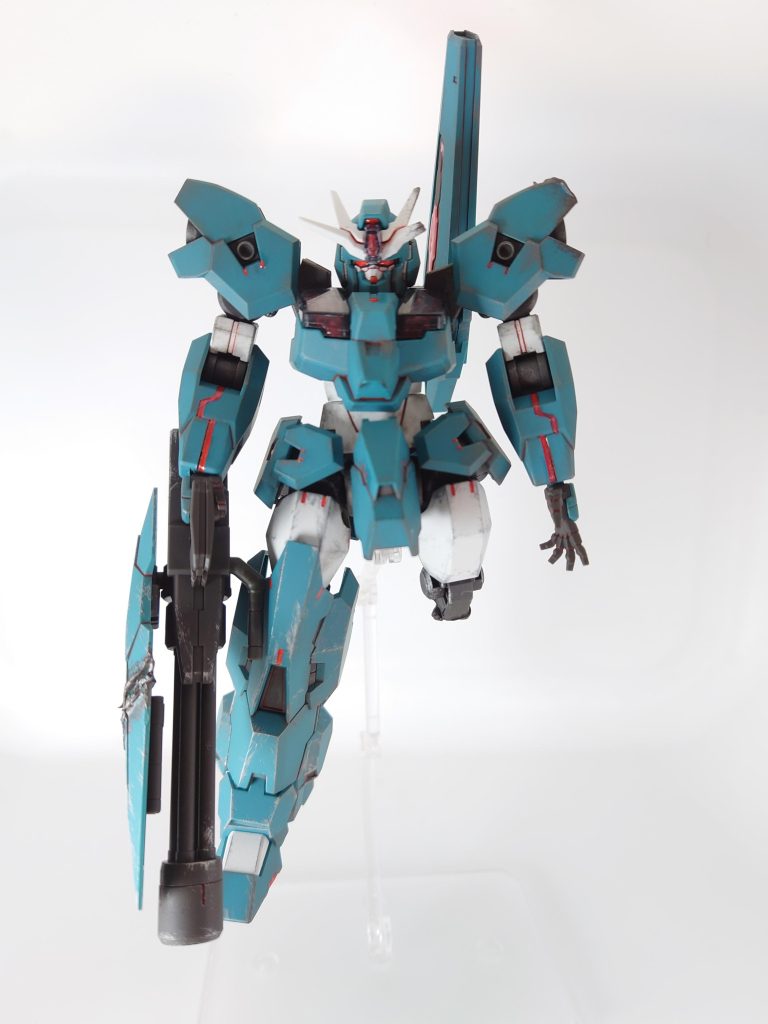 レジン塗布後、正面。