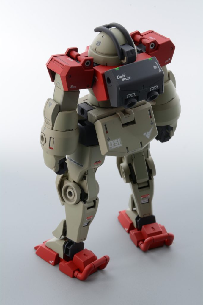 ■見下ろしビュー_2デカールワークには気を付けていますが、バックパック周りがしつこかったかも…