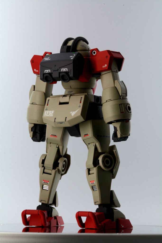 ■リヤビュー地球連邦のデカールが違和感なく馴染みました