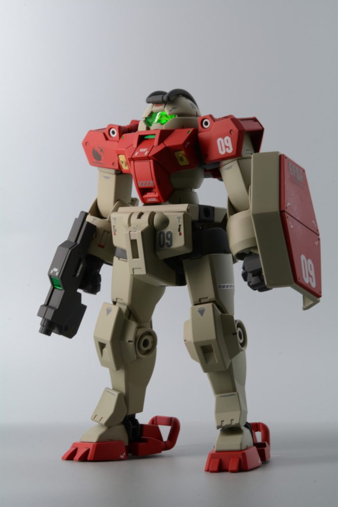 ■武装あり状態センサ部分にはカスタマイズマテリアル（3Dメタリックシール）を使ってみましたメタリック層の上に、厚みをもったクリア層があるので、奥行き感が出て良かったです