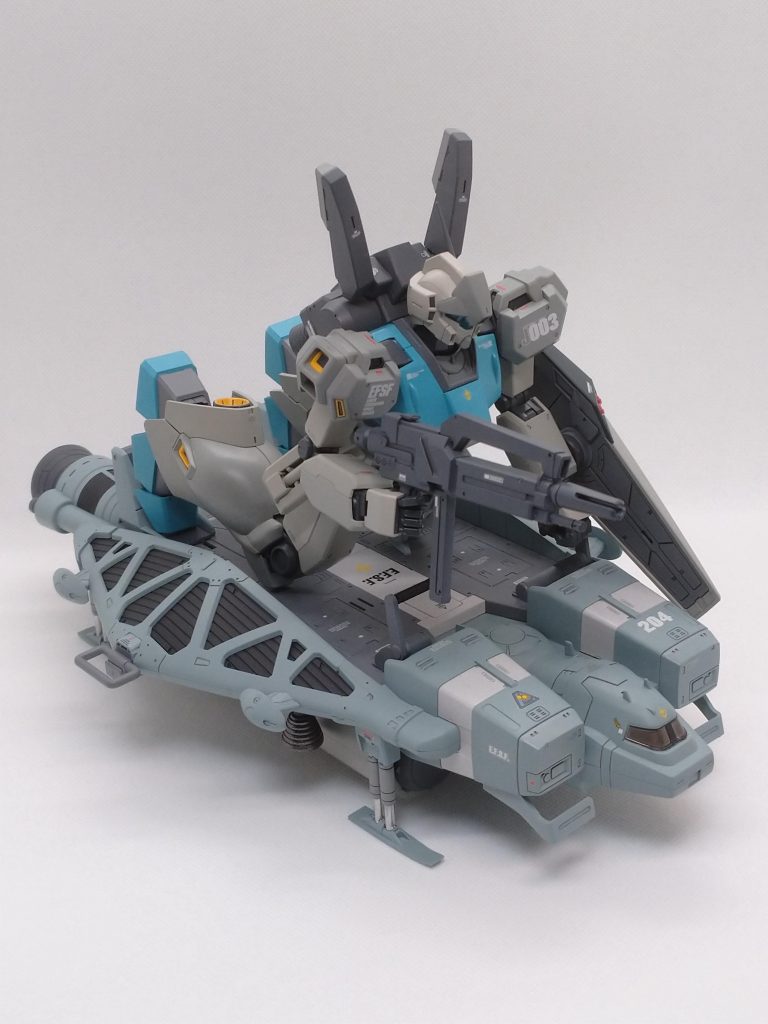 元々CCAの頃のMSということで大柄ですが、ベースジャバーと組み合わせると更にボリュームが増します。