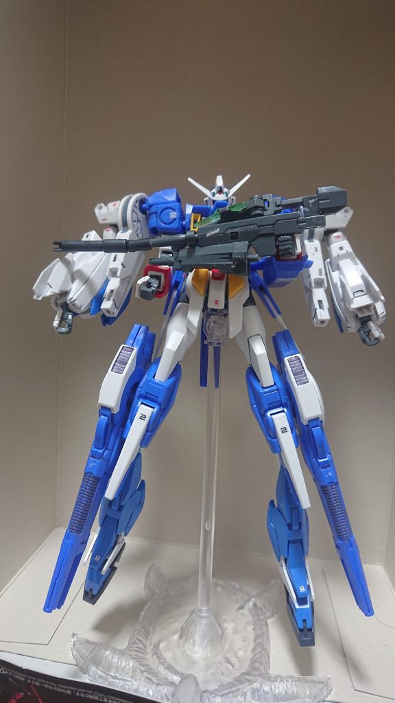 Ex-sガンダムのライフル持ち。この持ち方させてみたかった。