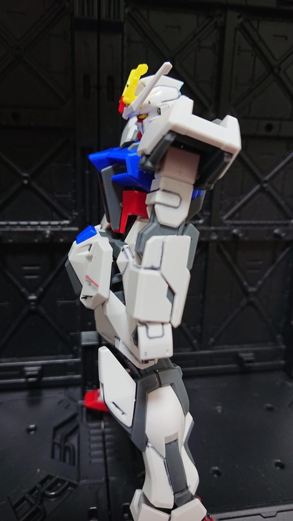 エントリーグレード ストライクガンダム墨入れ–4枚目/制作者：@tanatanaretort