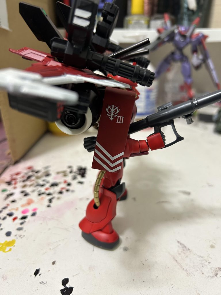 ちなみにウイングのパーツは趙雲ダブルオーガンダムコマンドパッケージのものを使用しました。これのおかげで、一気に重武装感がすごく増してかなり好きですなww