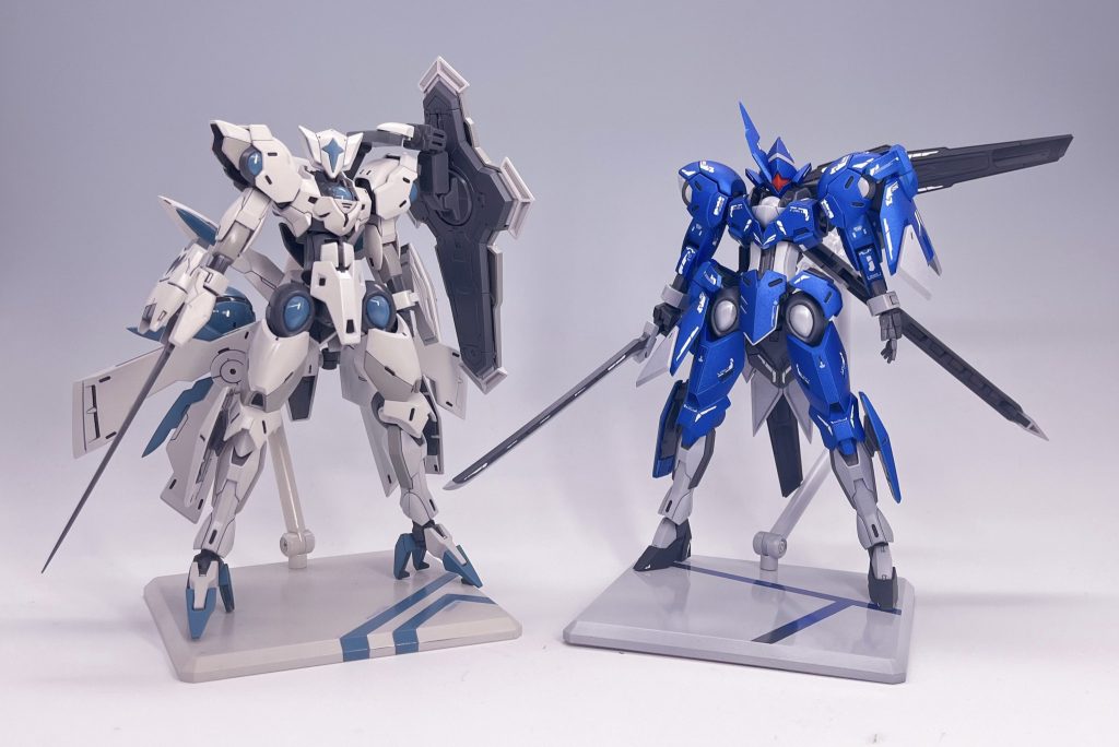 グラスレー機同士ということで過去作 ベギルリベウ( https://gumpla.jp/hg/1441146 )と