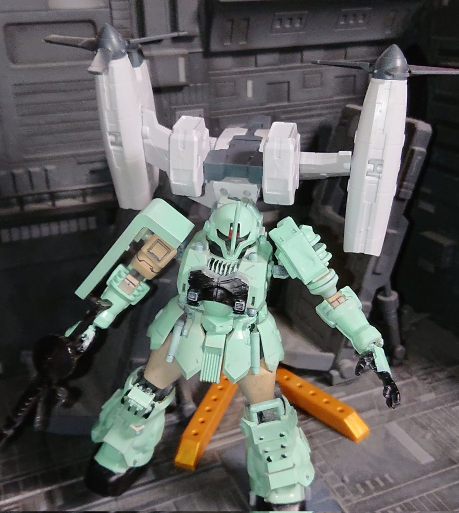 ３㎜穴で接続してティルトローターで空輸も可