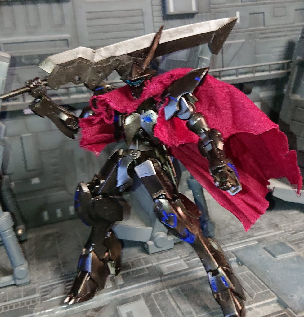 30MMの剣？は刃がなくこれは切れないだろうということで鉄血世界にもあるソードメイスという設定で