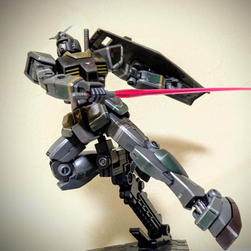 1/144HGガンダム プラモデル 　リアルタイプウェザリング仕上げ【完成品】 機動戦士Zガンダム：川口名人監修のHG ガンダムMk-II