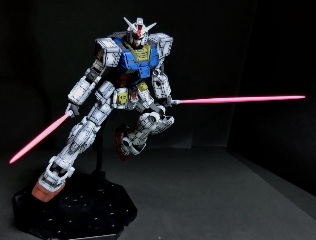 ビームサーベルもFGガンダムのを流用しました😊