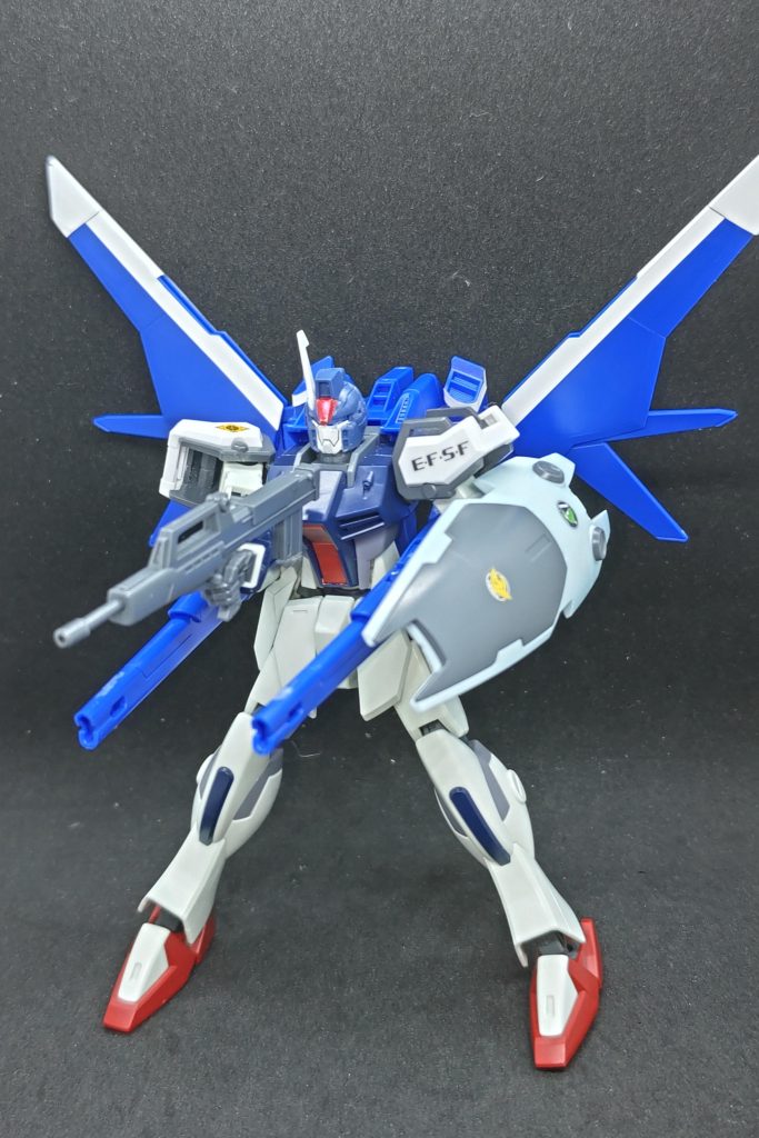 サウス・バニング機イメージのビルドブースター装備。量産型F91を始め様々な(余った)ガンダムタイプを任されることが多かったと言われるバニング大尉がテストした説があるという妄想設定。