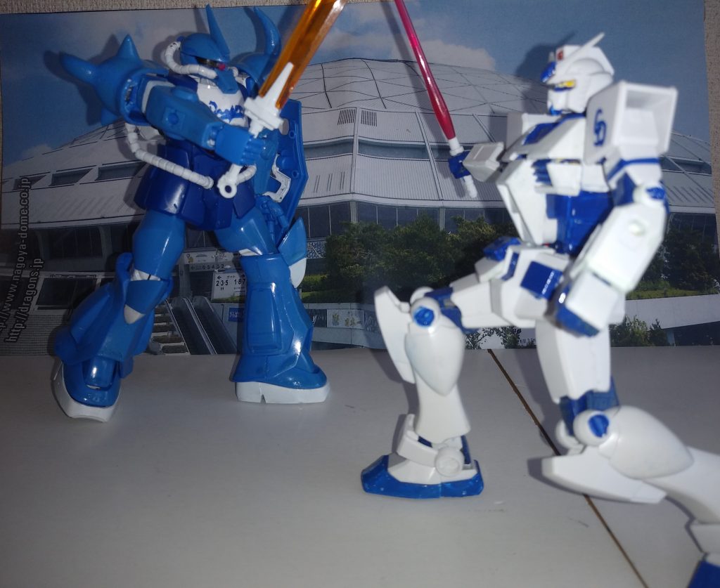 ショートコント？ランバラル特攻in○ンテリンドーム(*´∀`)♪特別出演、ＥＧガンダム(ドラゴンズver)