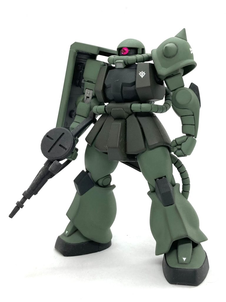 ガンプラじゃないヤツら その2ROBOT魂だったかな🤔？  コレもあちこち穴を埋めてリペイント。何気に個人的には最も理想的なザクⅡです。