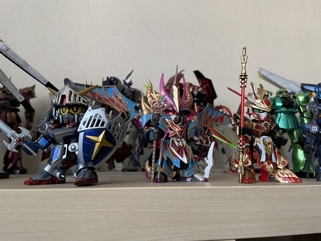 大変ですけど、たま〜に作りたくなるSDたちでした😆