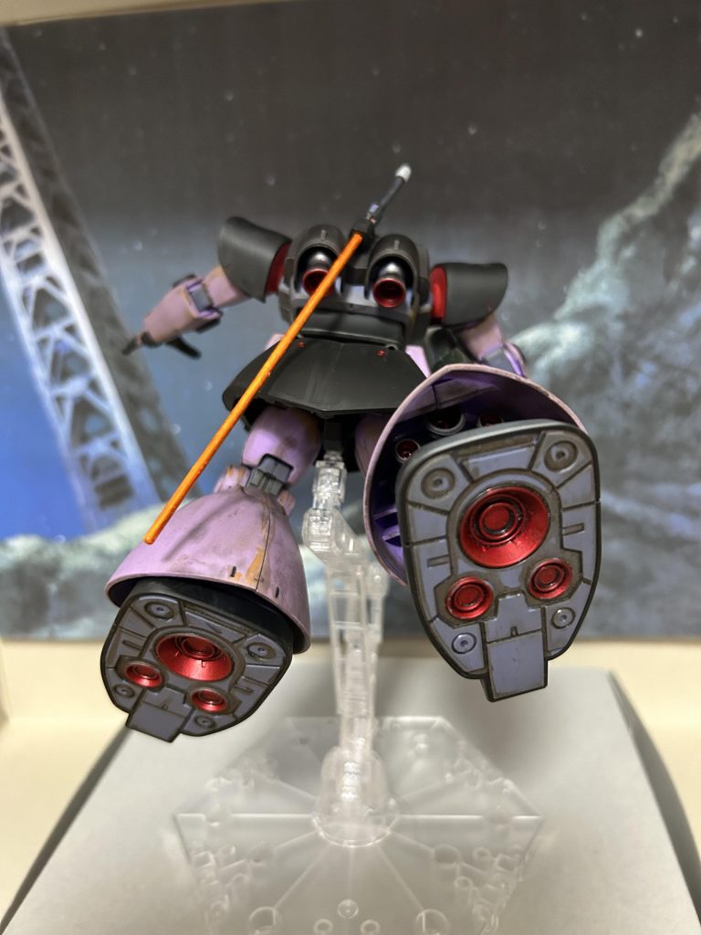 バックパックと足裏はリックドム仕様です。