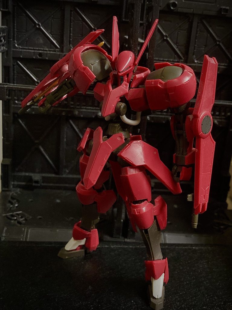 けどポーズとるとほぼバイザー見えない…笑