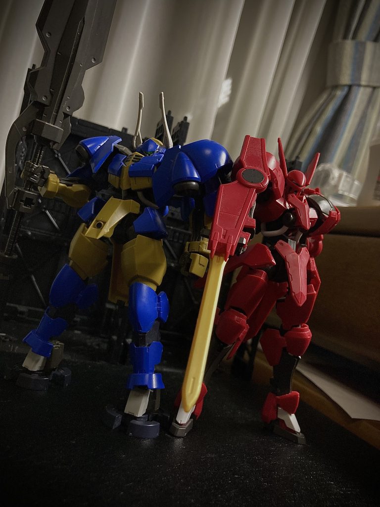 ヴァルキュリアフレーム同士で。最後まで見ていただきありがとうございます！ぜひ他の作品もご覧になってください！喜びます