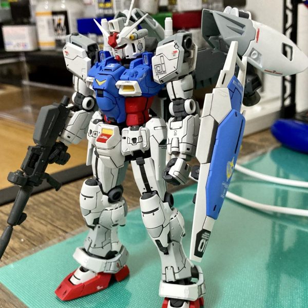 2作品目にてRGに挑戦！HGウイングゼロのバインダーを少し改造してバーニア作成！