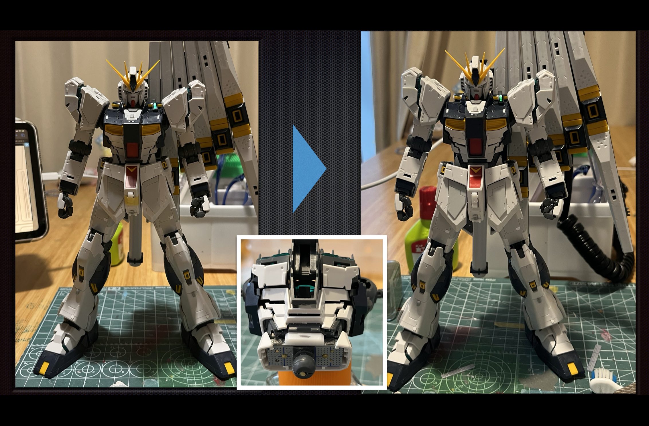 アウトレット半額 νガンダム Ver.ka 【MG 1/100・完成品・台座付き 