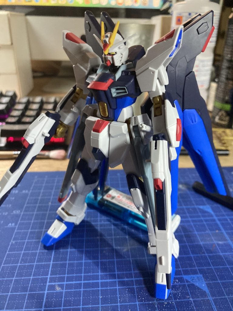 パチ組段階。作りやすくて中々良いキットでした。Seedからガンプラに入ったのですがSeed系はやはりいいですね！