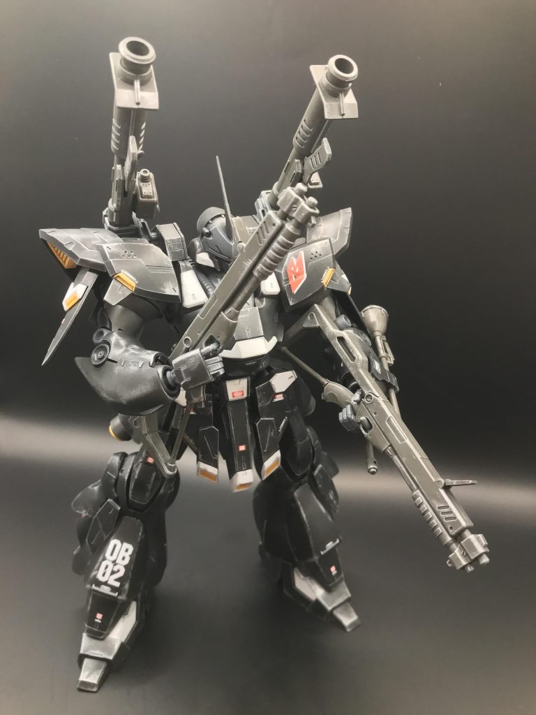 ケンプファーシュヴェーア ドライブラシ塗装–3枚目/制作者：にくつかみもちお