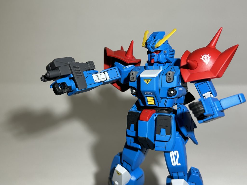 3号機付属の武装を改造してショートレンジのビームガンにしてみたけど…