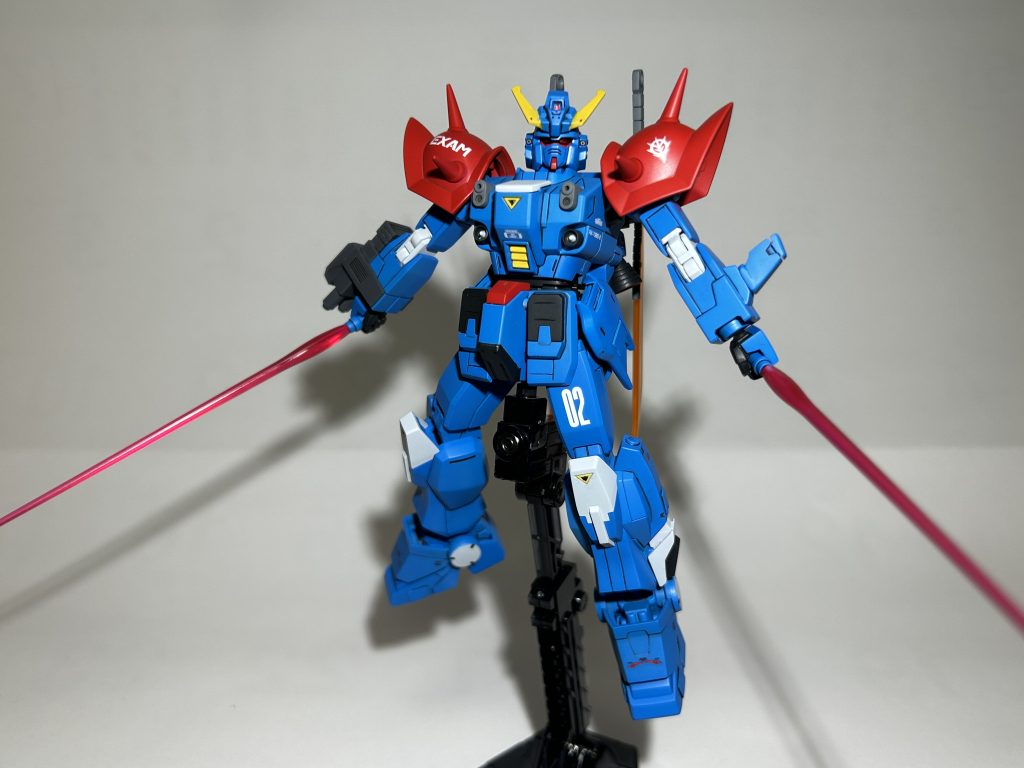 お約束のポーズ。